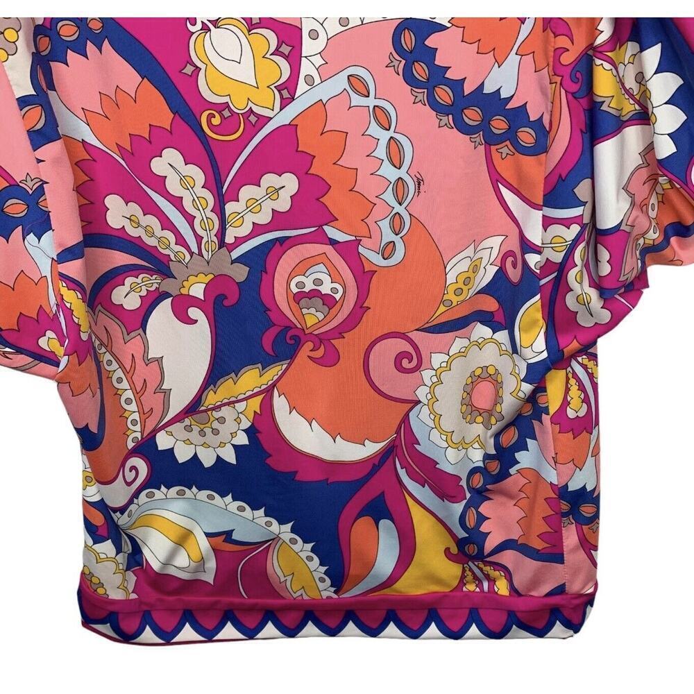Trina Turk Psychedelic Cover Up Tunic Top Swim Dress Womens Size S NWT $152 - Picture 6 of 9
